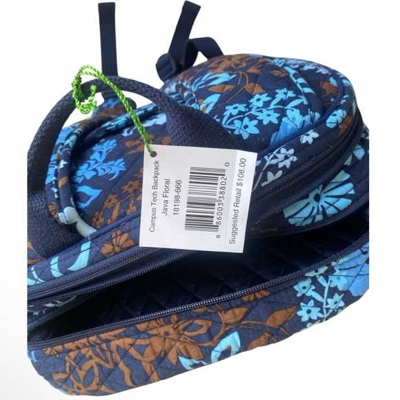 Vera Bradley Campus Quilted Backpack, NWT main image 4